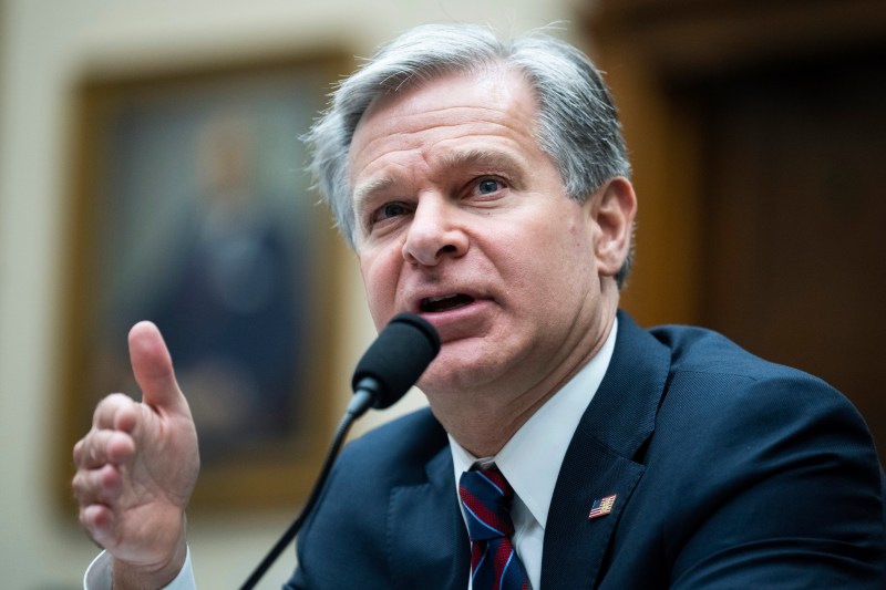 CChristopher Wray pleacă în ianuarie din funcția de director FBI, pentru a-i lăsa locul lui Kash Patel, propunerea lui Trump pentru funcție / FOTO: Tom Williams / AP / Profimedia
