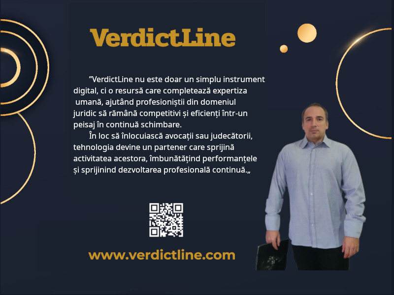 Adrian Nicolau, CEO al platformei juridice VerdictLine.com, prezintă soluții inovatoare pentru documentarea infracțiunilor precum Neexecutarea sancţiunilor penale, Luarea de mită, și Darea de mită cu ajutorul inteligenței artificiale. VerdictLine.com oferă avocaților și practicienilor acces rapid la referințe legislative și jurisprudențiale, facilitând analiza detaliată a spețelor penale din România.