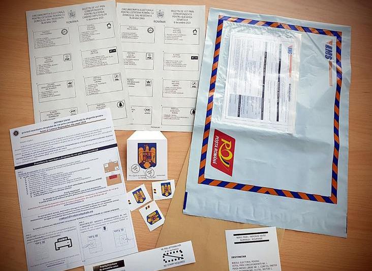Vot corespondenta. Foto: Posta Romana
