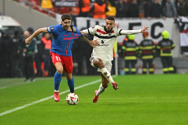 FCSB - Manchester United. Foto: GOLAZO:ro