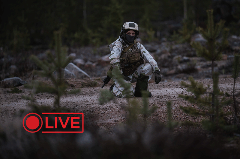 Soldan francez în timpul unui exercițiu militar din Rovaniemi, Finlanda, noiembrie 2024. Foto: Jonathan NACKSTRAND / AFP / Profimedia