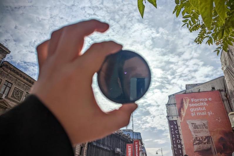 Eclipsa parțială de soare din 25 octombrie 2022, Foto: Hotnews