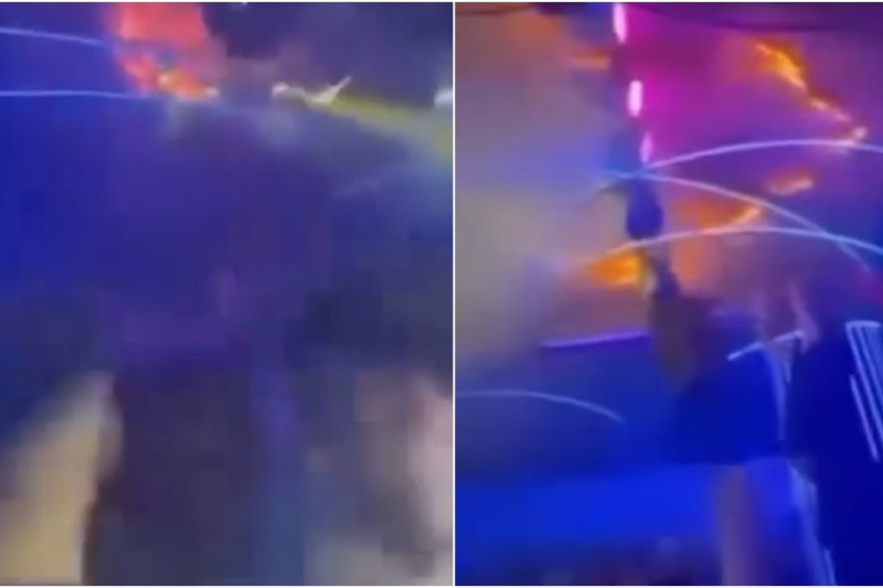 Momentul în care incendiul izbucnește în clubul din Macedonia, unde asistau la un concert aproximativ 1.500 de oameni VIDEO