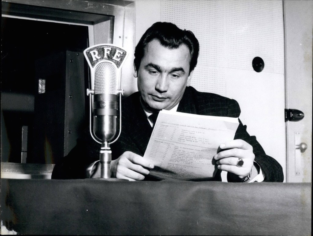 Transmisia Radio Europa Liberă, în 1957. Foto: Keystone Pictures USA / Zuma Press / Profimedia