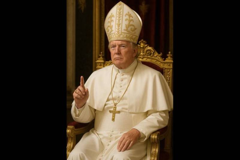 Donald Trump, acuzat că „ofensează credincioși, insultă instituții”, din cauza imaginii în care apare în costum de papă