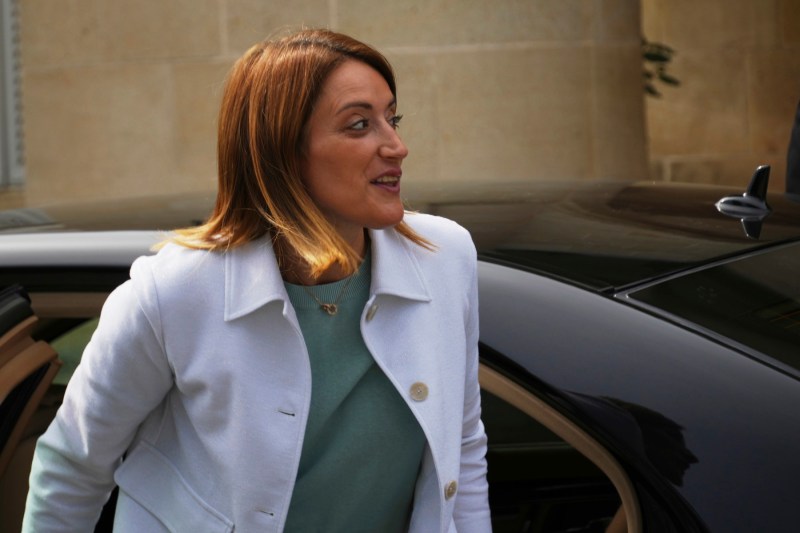 FOTO Șefa Parlamentului European, mesaj în miez de noapte, după întâlnirea cu Nicușor Dan