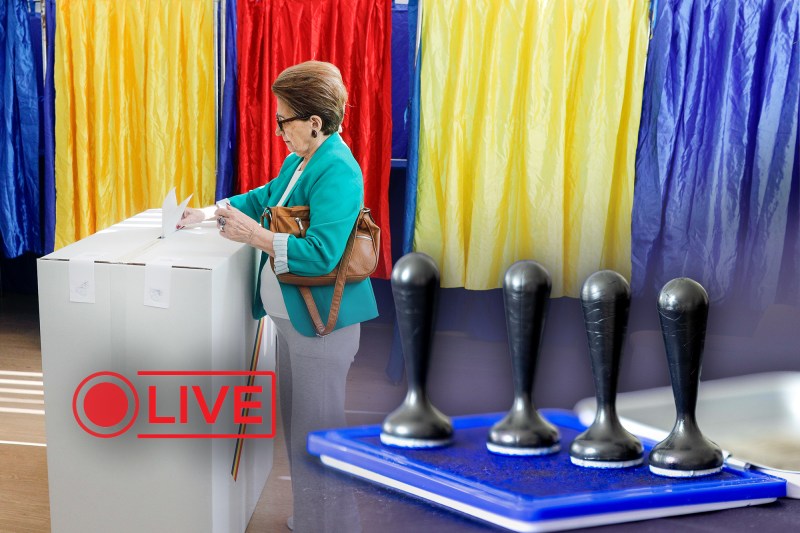 Turul II al alegerilor prezidențiale din 2025. Colaj: Ion Mateș / Hotnews. Foto: Inquam Photos, Profimedia