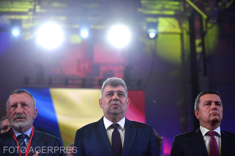 Paul Stănescu, Marcel Ciolacu și Sorin Grindeanu. Foto: Grigore Popescu / Agerpres