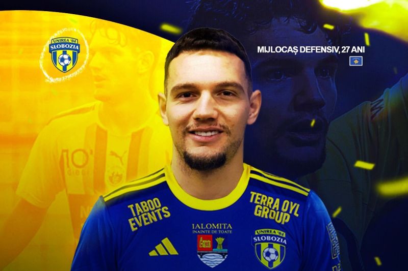 Încă un kosovar în SuperLiga. Fotbalistul transferat de Unirea Slobozia