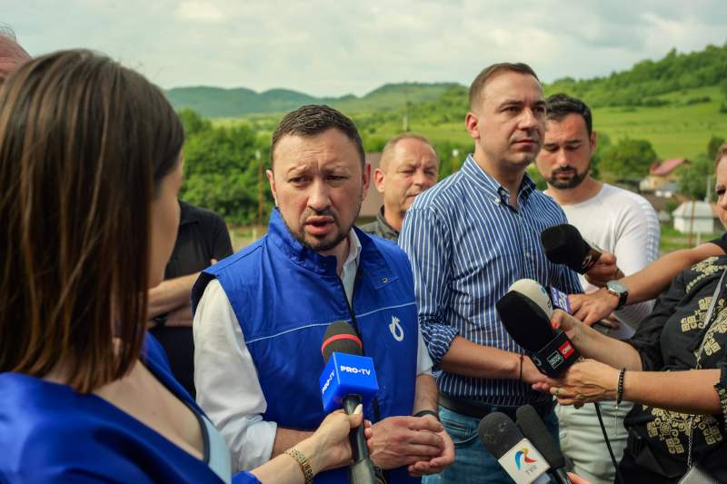 Posibile erori în lucrările de la Praid. Fechet: Ne-am trezit cu 200 de litri pe secundă de saramură evacuată în râul Corund