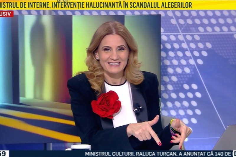 Anca Alexandrescu. Foto: captură Realitatea TV