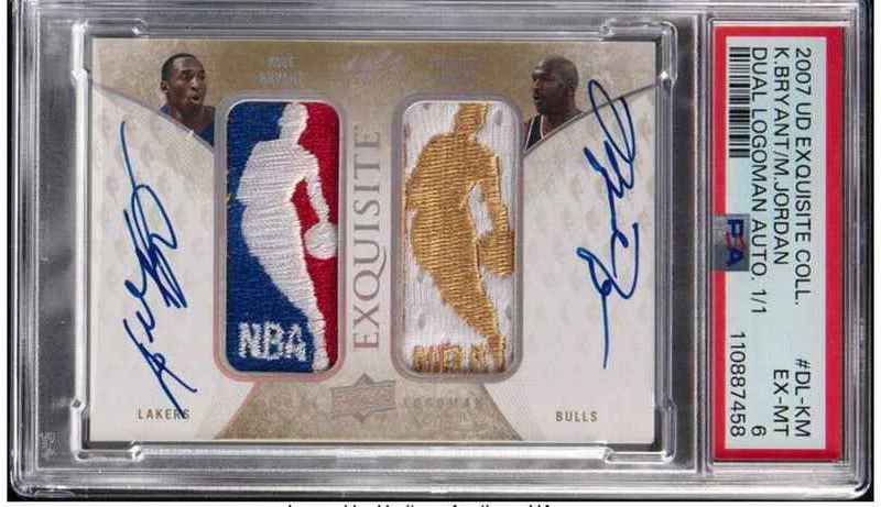 Suma record pentru care s-a vândut un cartonaș semnat de Michael Jordan și Kobe Bryant. Identitatea cumpărătorului este necunoscută