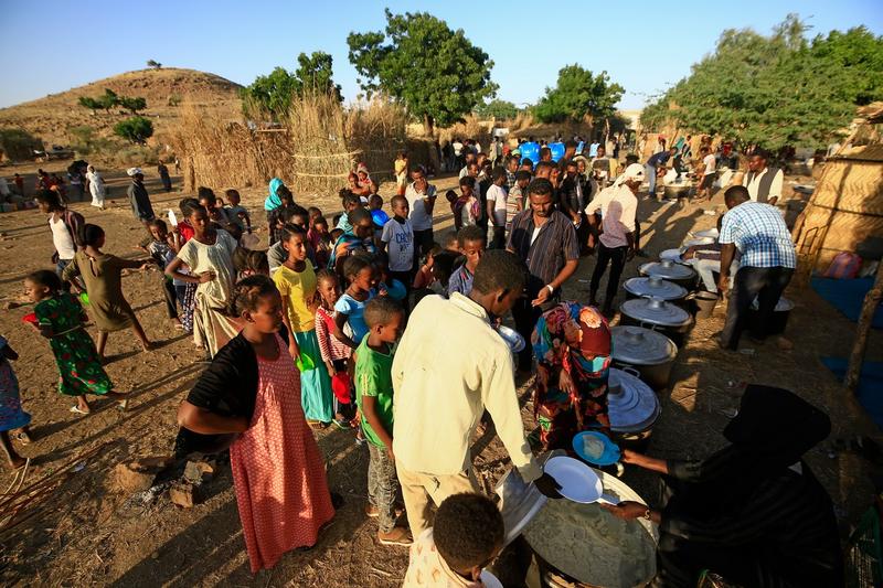 Refugiati Tigray, Foto: Ashraf Shazly / AFP / Profimedia Images