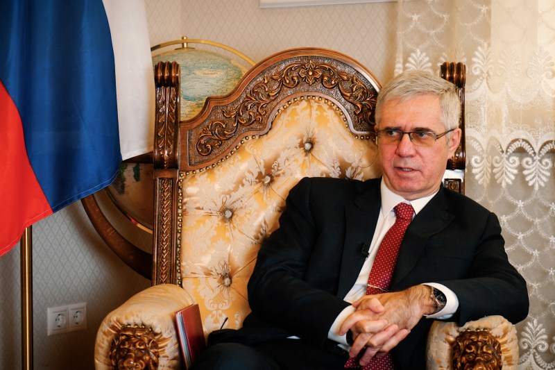 Reprezentantul Federației Ruse în România, Vladimir Lipaev. Foto: Adi Iacob / Hotnews