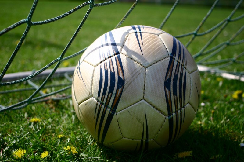 poarta, minge de fotbal, teren de fotbal, meci de fotbal