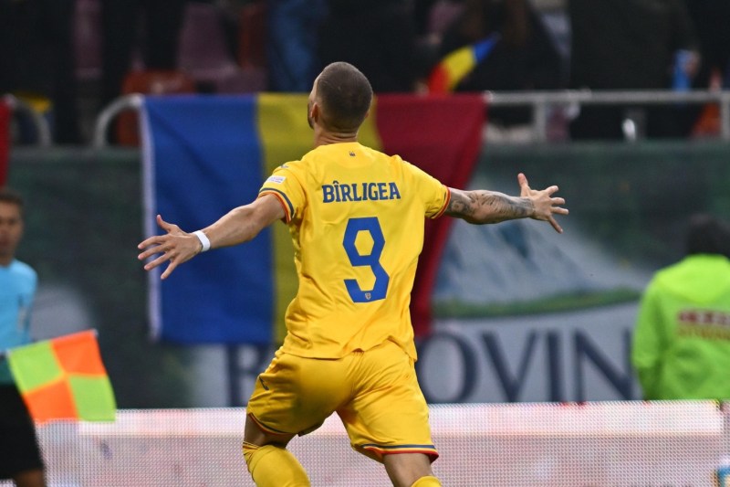 FOTO: Bîrligea nu s-a putut abține după golul cu Bosnia! A repetat gestul care i-a adus o amendă de 20.000 de euro