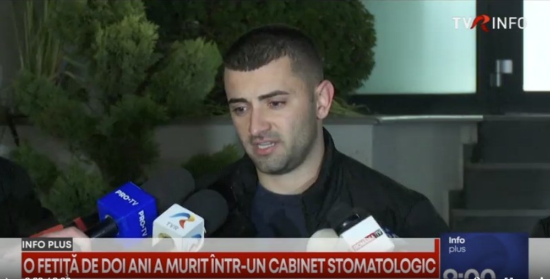 VIDEO „Ei au sedat copilul cu niște analize ieșite rău. Au omorât-o”, acuză tatăl fetiței moarte în clinica de stomatologie din București / Prima reacție de la Crystal Dental Clinic