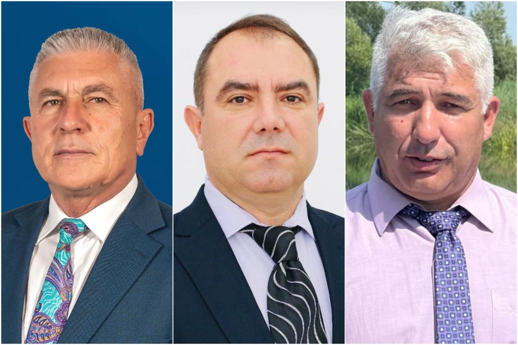 Grigore Gheorghe (com. Găești), Costinel Busduceanu (com. Sopot) și Daniel Cândulețiu (com. Cârța). Foto: Facebook