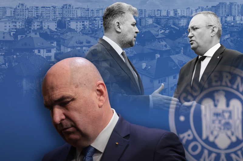 Premierul Ilie Bolojan, Marcel Ciolacu și Nicolae Ciucă. Foto: Inquam Photos / George Călin și Dreamstime. Colaj: Ion Mateș / Hotnews