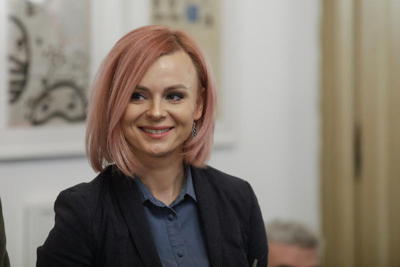 Flavia Boghiu (USR), viceprimar al Brașovului, Foto: Inquam Photos / George Călin