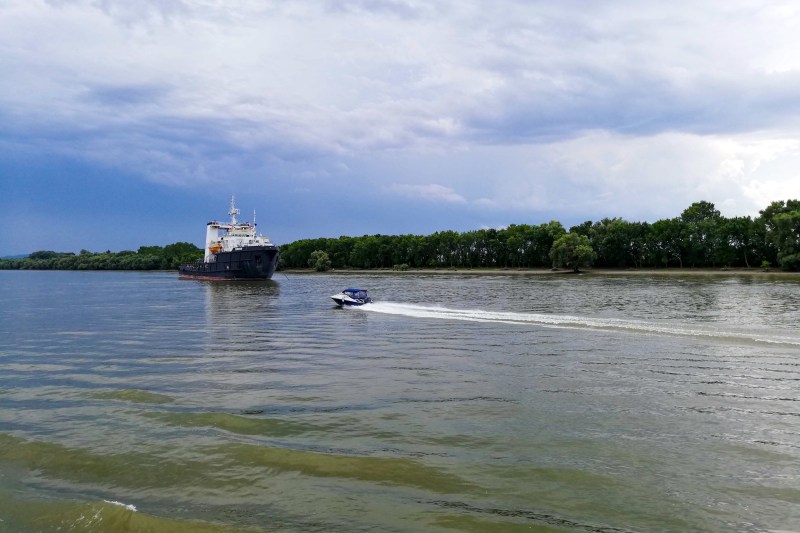 O navă românească s-a scufundat în canalul Sulina. Căpitănia Tulcea anchetează circumstanțele accidentului