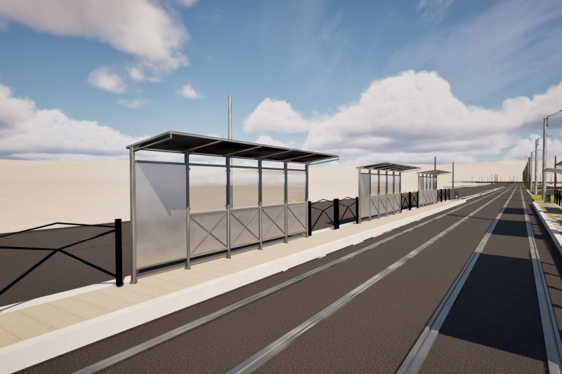 VIDEO Cum arată noile stații de tramvai care se construiesc în București