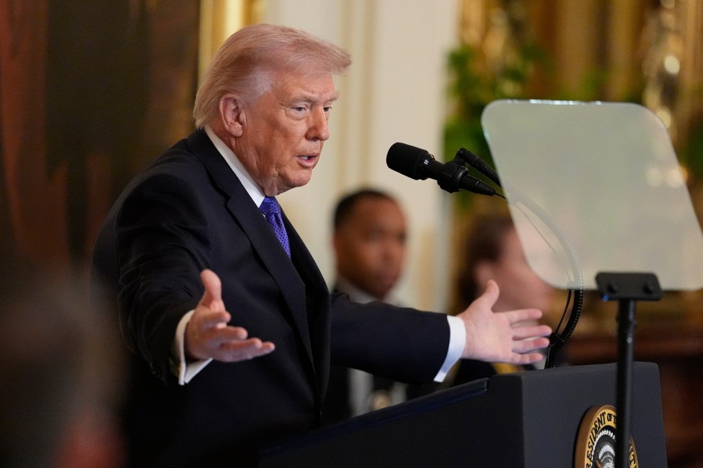 Donald Trump, declarație de presă Foto: Profimedia