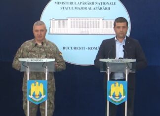 VIDEO Ministrul Apărării și șeful Armatei, conferință comună după incidentul de la Galați. „Capabilitățile anti-dronă sunt rare” / „Înțelegem îngrijorările populației”