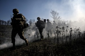 Antrenament al forțelor ucrainene, aprilie 2026. Foto: Ukrinform / Sipa USA / Profimedia