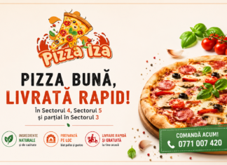 Pizzeria IZA – Gust autentic, ingrediente de calitate și livrare rapidă de pizza în Sectorul 4, Sectorul 5 și Sectorul 3