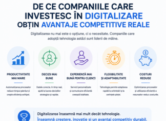 De ce companiile care investesc în digitalizare obțin avantaje competitive reale