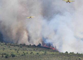 Incendiu uriaș la nord Madrid, au ars deja peste 13.000 de hectare