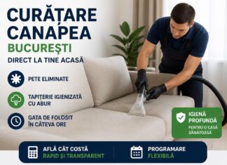 curatare canapea bucuresti