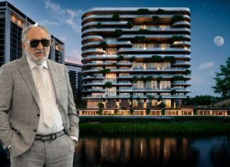 FOTO Ion Țiriac demolează vila fiului său de pe malul lacului Tei și construiește în loc un turn cu apartamente