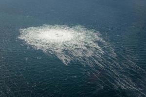 scurgere de gaze in Marea Baltica din Nord Stream, Foto: DANISH DEFENCE / UPI / Profimedia