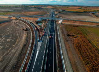 VIDEO Încă o deschidere importantă pe Autostrada Moldovei A7. Ultimele lucrări, aproape finalizate